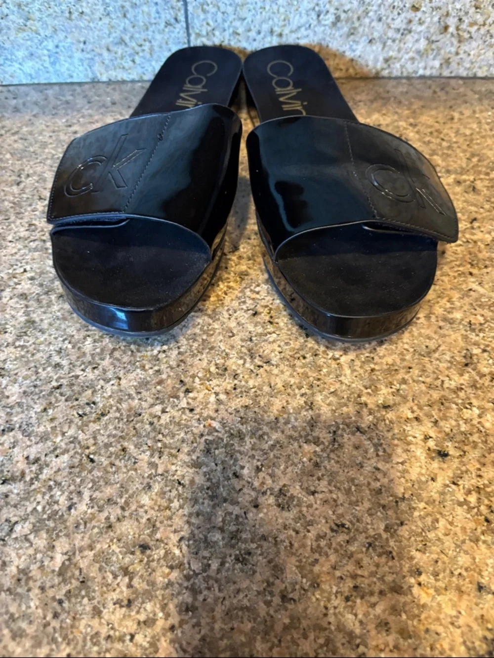 Calvin Klein Black Marlina Sandal - Picture 8 of 8